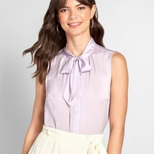 Modcloth Purple Blouse